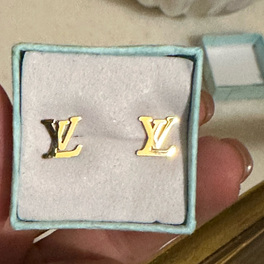 Excellent Quality Shinny Gold Stainless Steel- Inspired Earrings